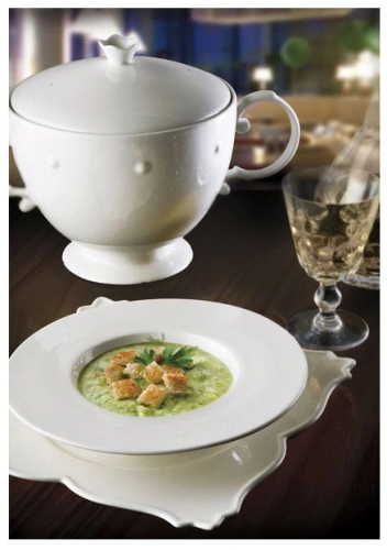 Talerz głęboki Prince 400 ml WHITE GOLD - RAK PORCELAIN