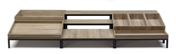 Deska prostokątna z rantem pod skrzynki 52,5 x 35 x 7 cm - ABERT