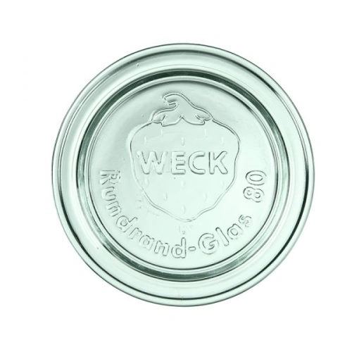 Pokrywa szklana Weck 80 mm - op. 6 szt. - WECK Pokrywa szklana Weck 80 mm - op. 6 szt. - WECK