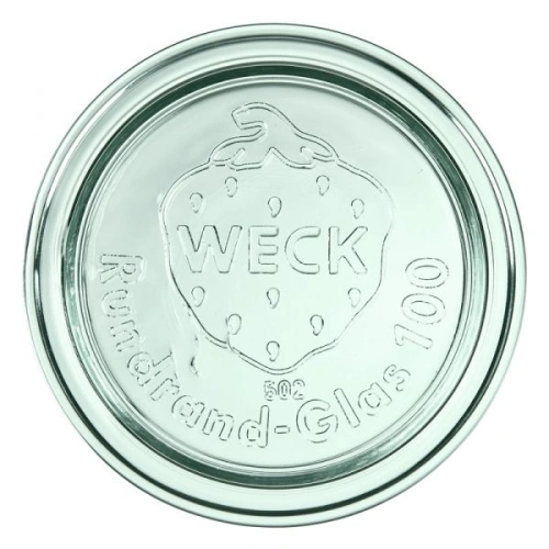 Pokrywa szklana Weck 100 mm - op. 6 szt. - WECK Pokrywa szklana Weck 100 mm - op. 6 szt. - WECK