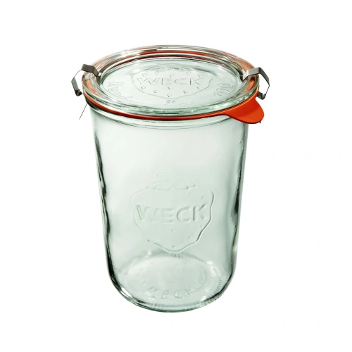 Słoik STURZ 850 ml z pokrywą, uszczelką i 2 zapinkami - op. 6 szt - WECK Słoik STURZ 850 ml z pokrywą, uszczelką i 2 zapinkami - op. 6 szt - WECK