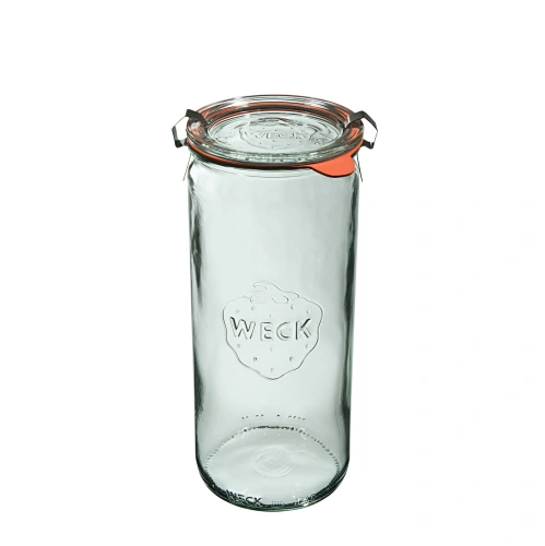 Słoik cylindryczny z pokrywką, uszczelką i 2 zapinkami 1040 ml WECK op. 6 szt.