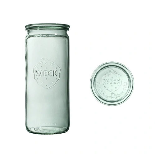 Słoik cylindryczny z pokrywką 1590 ml WECK op. 6 szt.
