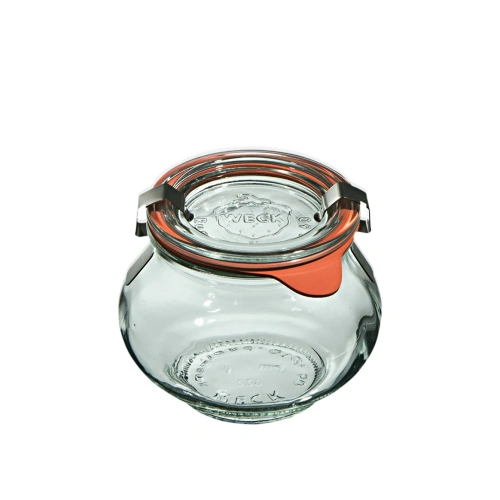 Słoik SCHMUCK 220 ml z pokrywą, uszczelką i 2 zapinkami - op. 12 szt - WECK