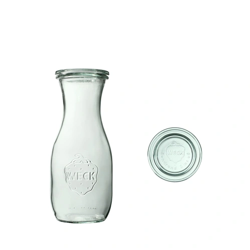 Butelka SAFTFLASCHE 530 ml z pokrywą - op. 6 szt - WECK
