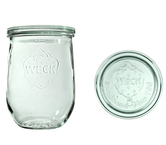 Słoik TULPE 1062 ml z pokrywą - op. 6 szt - WECK