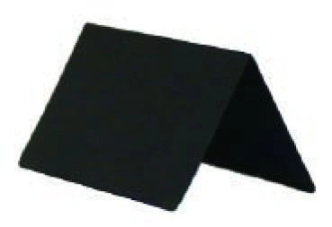 Karta z polipropylenu 10,8 x 9 cm czarna - VERLO