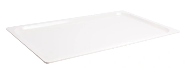 Pojemnik GN 1/1 h-2 cm z melaminy biały - VERLO