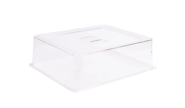 Pokrywa GN 1/2 do tac z melaminy h - 10 cm przeźroczysty - VERLO