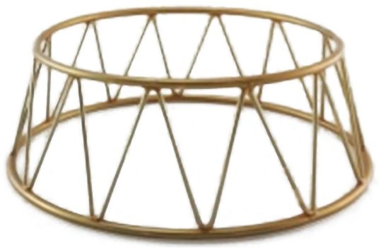 Podstawa okrągła śr. 25 cm złota - VERLO