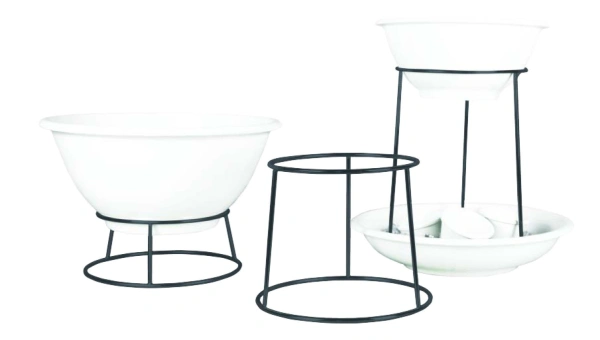 Podstawa okrągła h - 15 cm czarna - VERLO