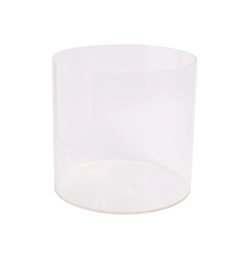 Tuba bufetowa akrylowa h - 20 cm przezroczysta - VERLO