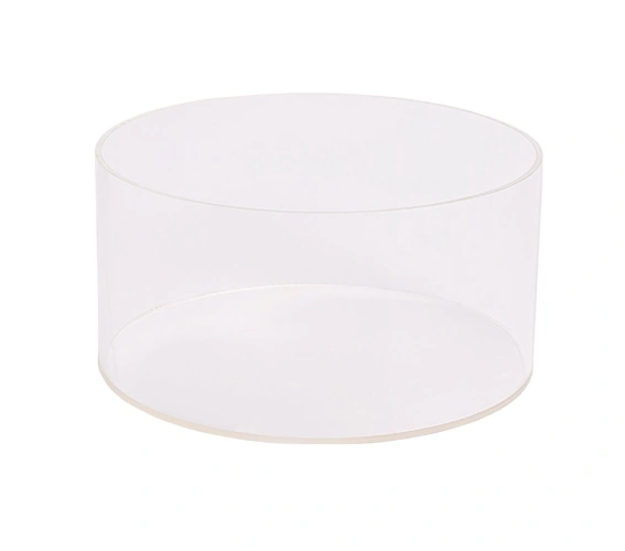 Tuba bufetowa akrylowa h - 10 cm przezroczysta - VERLO