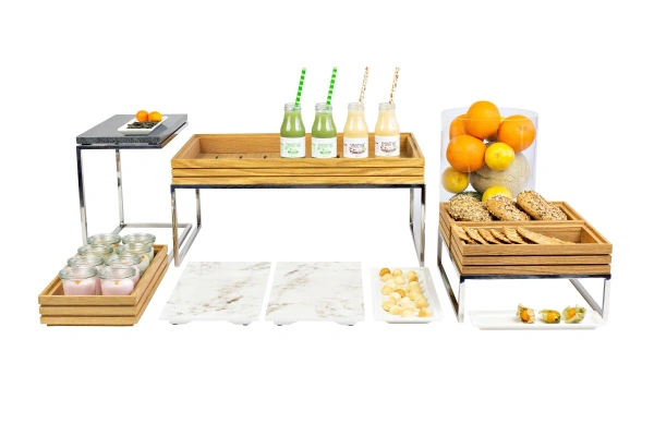 Tuba bufetowa akrylowa h - 10 cm przezroczysta - VERLO