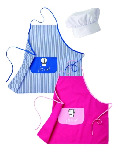 Fartuch dziecięcy, różowy KID-PACK - ROBUR