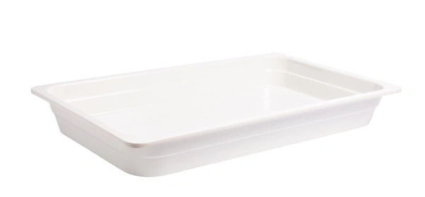 Pojemnik GN 1/1 h-6,5 cm z melaminy biały - VERLO