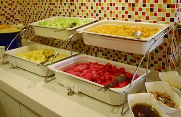 Pojemnik GN 1/1 h-6,5 cm z melaminy biały - VERLO