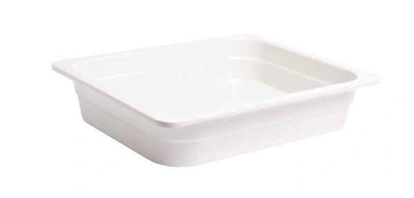 Pojemnik GN 1/2 h-6,5 cm z melaminy biały - VERLO