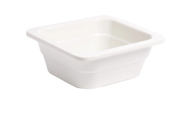 Pojemnik GN 1/6 h-6,5 cm z melaminy biały - VERLO