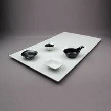 Taca 1/1 z melaminy h - 3 cm biała - VERLO