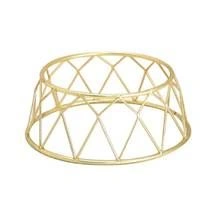 Podstawa okrągła h - 10 cm złota - VERLO