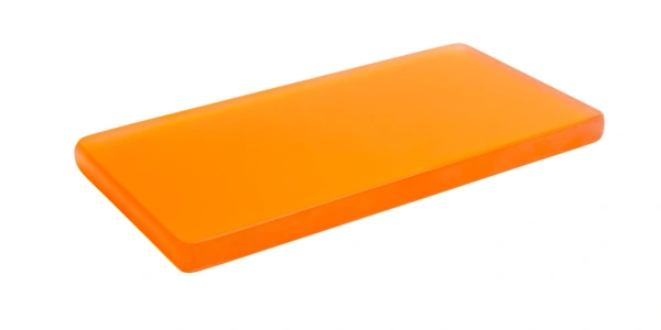 Taca ozdobna 30 x 15 cm pomarańczowa - VERLO