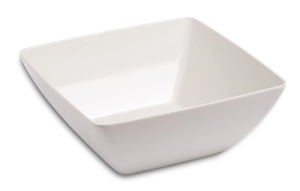 Miska bufetowa z melaminy h - 10,5 cm biała - VERLO