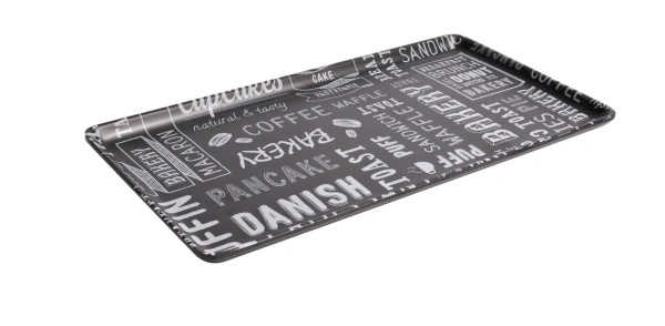Taca bufetowa GN 1/3 z melaminy - wzór czarna - VERLO
