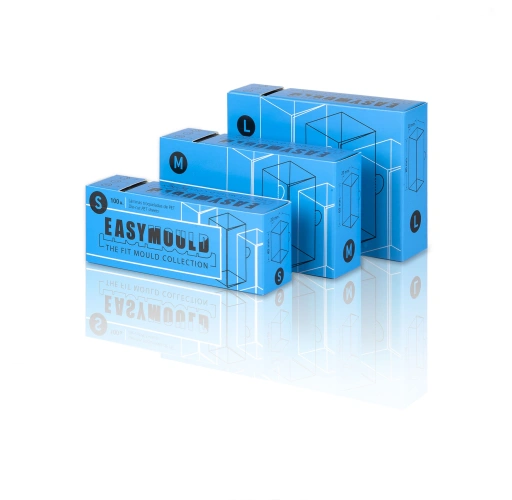 Formy jednorazowe - prostopadłościan 4 cm (100 szt.) - 100%Chef