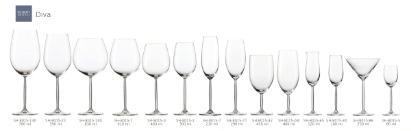 Kieliszek do wina białego 300 ml DIVA - SCHOTT ZWIESEL