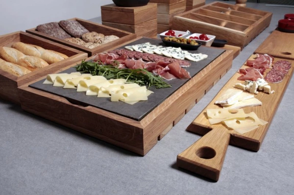 Deska dębowa 70x15 cm z rączką VERLO