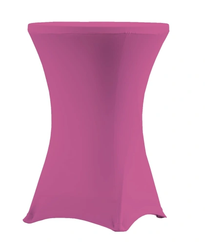 Pokrowiec Coctail 80 na stół amarantowy - VERLO Pokrowiec Coctail 80 na stół amarantowy - VERLO