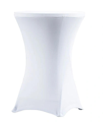 Pokrowiec na stół koktajlowy biały - VERLO Pokrowiec na stół koktajlowy biały - VERLO