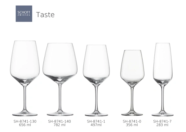 Kieliszek do wina czerwonego 497 ml TASTE - SCHOTT ZWIESEL Kieliszek do wina czerwonego 497 ml TASTE - SCHOTT ZWIESEL