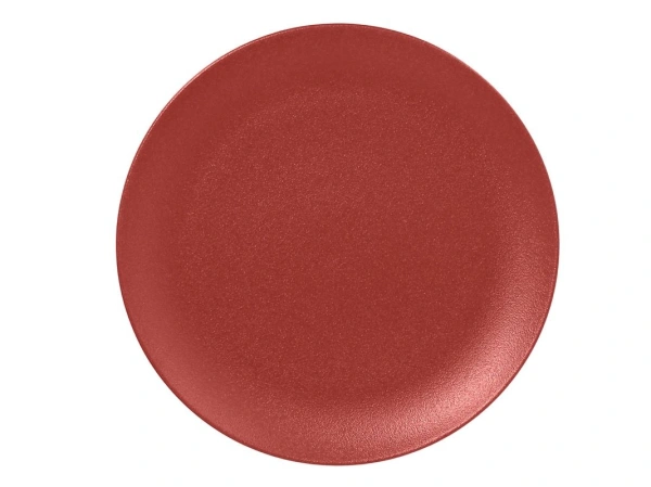 Talerz płaski Nano Terra 31 cm bordowy NEOFUSION - RAK PORCELAIN