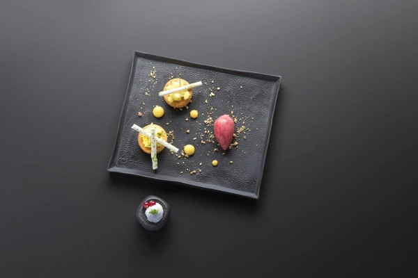 Talerz Black Moon 21x18 cm SOLSTICE ? REVOL Talerz Black Moon 21x18 cm SOLSTICE ? REVOL