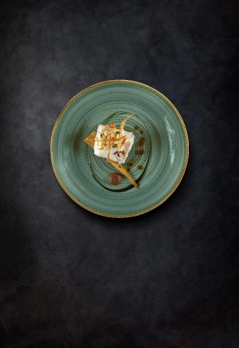 Talerz płaski 21 cm morski TWIRL ? RAK PORCELAIN