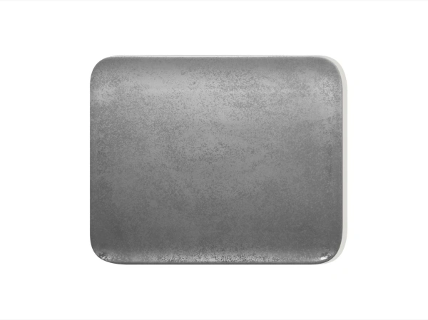 Talerz prostokątny 33x27 cm szary SHALE ? RAK PORCELAIN