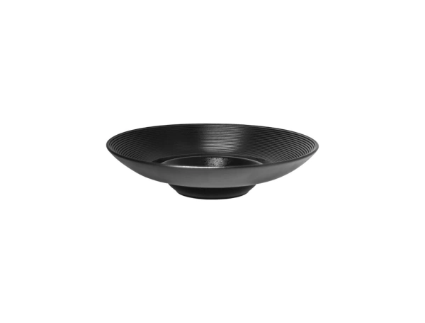 Talerz głęboki EDGE 26 cm KARBON czarny ? RAK PORCELAIN
