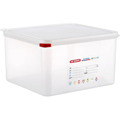 Pojemnik GN 2/3 200 polipropylen z pokrywką szczelną