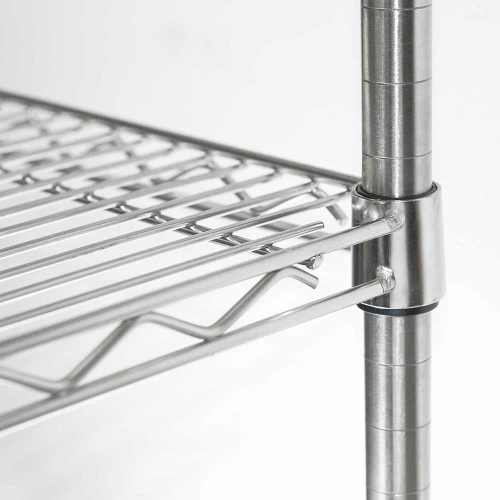 Regał magazynowy chromowany 4 półki 1220x610x1800mm Regał magazynowy chromowany 4 półki 1220x610x1800mm