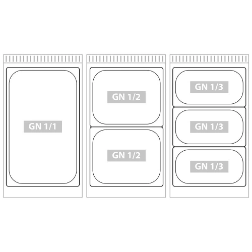 Bemar elektryczny, 2xGN1/1, 1.6 kW