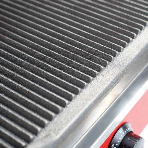 Kontakt grill pojedynczy z powłoką polimerową, H 270 mm, P 1.8 kW, U 230 V