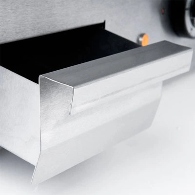 Płyta grillowa nastawna gładka 800 z pokrywą