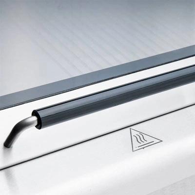 Płyta grillowa nastawna gładka 800 z pokrywą