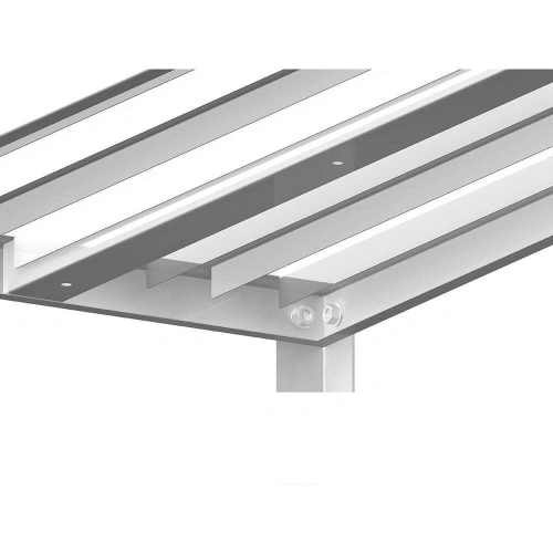 Regał magazynowy,półki gretingowe 1300x600x1800 skręcany