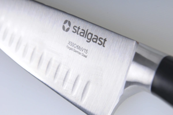 Nóż kuchenny karbowany L 200 mm kuty Elite