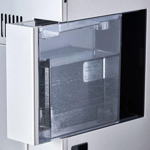 Ekspres automatyczny do kawy z wysuwanymi szufladami, stal nierdzewna