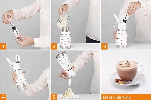 Syfon iSi Dessert Whip PLUS Mini 0,25l