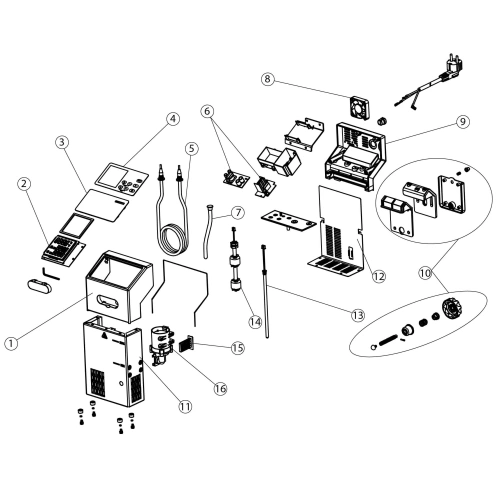 Cyrkulator do gotowania sous-vide 1,4kW